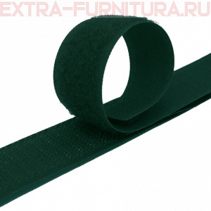Лента контакт 25мм цв.зеленый 057 (25м)