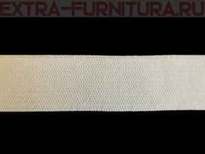 Резинка вязаная, 60мм, цв.белый (уп.-50м, 5уп./20уп.) "М"