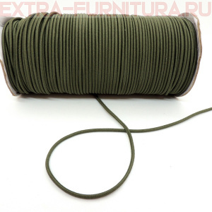 Резинка шляпная 3мм цв.263 хаки светлый (уп.100м)