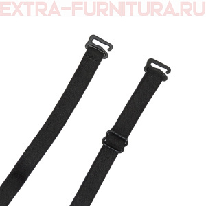 Бретели  для бюстгальтера арт.TBY.OL1001 шир.10мм цв.черный, уп.10пар