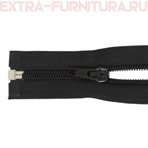 Молния Спираль разъёмная Т5, дл.45см цв. черный, класс А