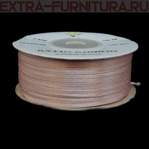 Лента атласная  3 мм  цв.071 светло-розовый рул.100м
