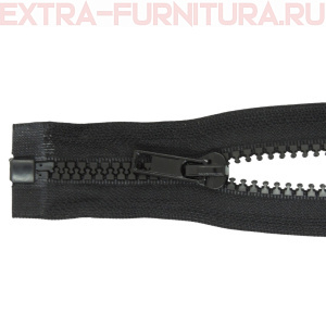 Молния Трактор Т5 1 замок, дл.85 см, цв.черный, усил. звено (кл.А)