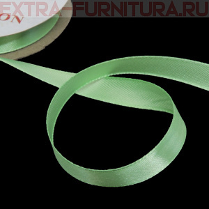 Лента атласная 12 мм цв. 129 олива рул. 27,42м