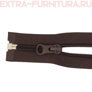 Молния Спираль разъемная дл. 40см, Т5, цв.304 коричневый LOGO