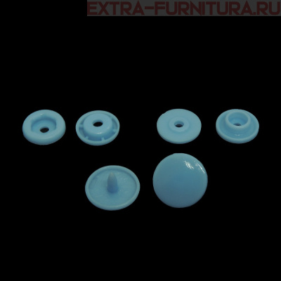 Кнопка NEWSTAR пластиковая 12,5мм, цв.198 небесно-голубой (уп.1000шт.)