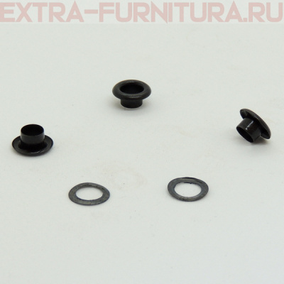 Люверсы 5 мм, (9,5*3,9 mm, h= 4,9 mm.), оксид (уп.5000шт) A