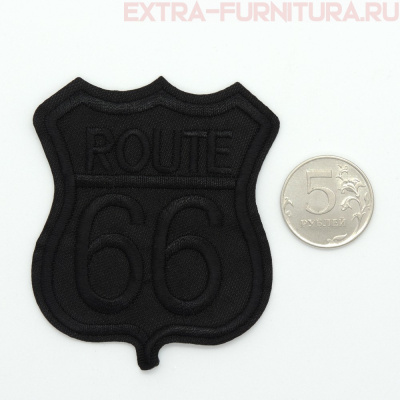 Термоаппликация 66 цв.черный