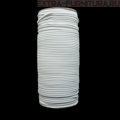  Резинка шляпная 2мм цв. белый (уп.100м)