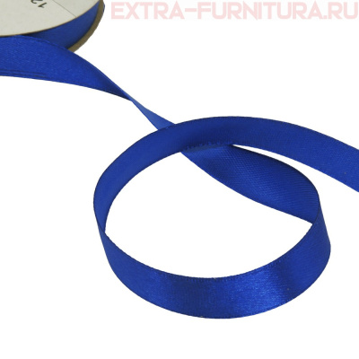 Лента атласная 12 мм цв. 154 василек рул. 27,42м