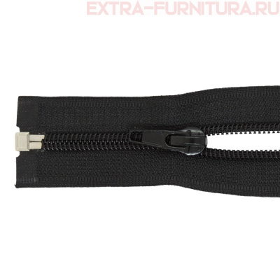 Молния Спираль разъёмная Т5, дл.65см цв. черный, класс А