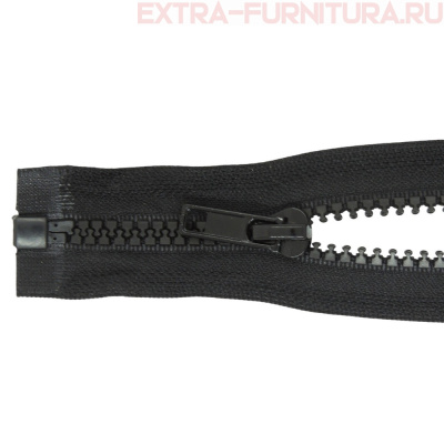 Молния Трактор Т5 1 замок, дл.60 см, цв.черный, усил. звено (кл.А)