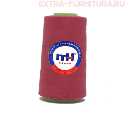 Нитки МН 40/2 п/э  5000 ярдов №166 т. розовый *