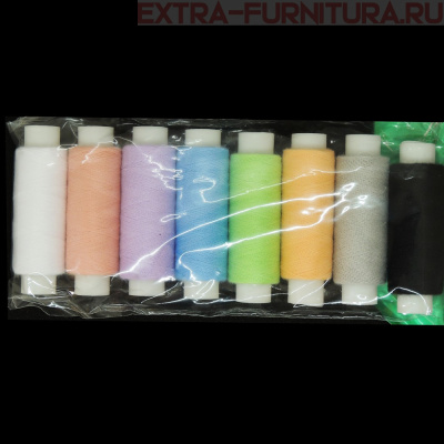 Нитки 50/2 150м набор "Пастель" (уп. 8цветов*1шт в ассортименте)
