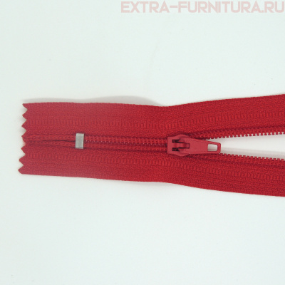 Молния Спираль н/р Т4, дл.18 см, цв.148 красный