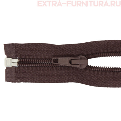 Молния Спираль разъемная Т5, дл. 65см, цв.304 темно-коричневый