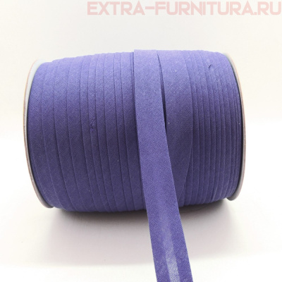 Косая бейка х/б  15мм 132м цв.199 сирень