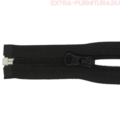 Молния Спираль разъемная дл. 50см, Т5, цв. 322 черный LOGO