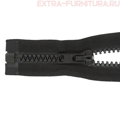 Молния Трактор Т8 1 замок, дл.90 см, цв.черный, усил. звено (кл.А)